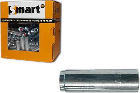 Pgb-europe intelligent | ancre à encastrer smart ia m12x50 zn | 20 pièces sm00ia001120050e