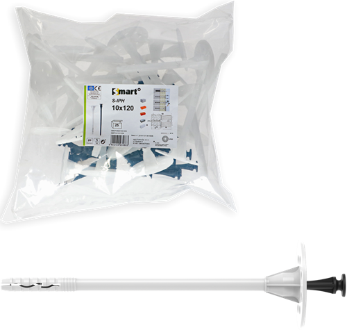 Pgb-europe intelligent | clou en plastique iso smart s-iph 10x140 | 25 pièces - sm0iphn001001404