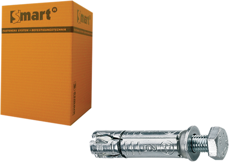 Pgb-europe intelligent | boulon à coin avec boulon à robinet m6x35x70 zn | 50 pièces sm000t0010600703