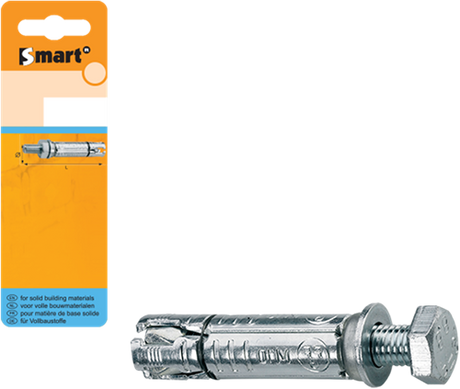 Pgb-europe intelligent | boulon à coin avec boulon à robinet m8x25x70 zn | 4 pièces sm000t001080080h