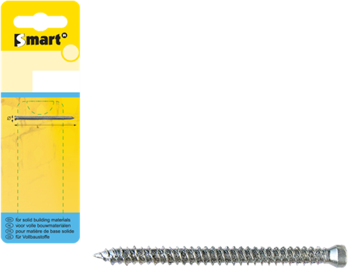 Pgb-europe intelligent | vis pour cadre ck-t30 ø 7,50x92 zn | 6 pièces sm0wsc001075092h