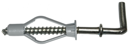 Pgb-europe intelligent | fiche murale creuse légère + crochet droit ø 8x40 sm0pv3n01080040h