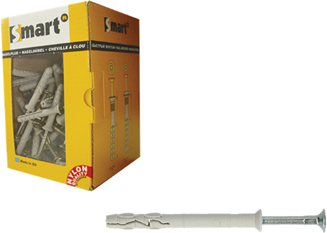 Pgb-europe intelligent | bouchon à clous vk monté sur planche ø 8x60 | 50 pièces sm0pkkn01080060e