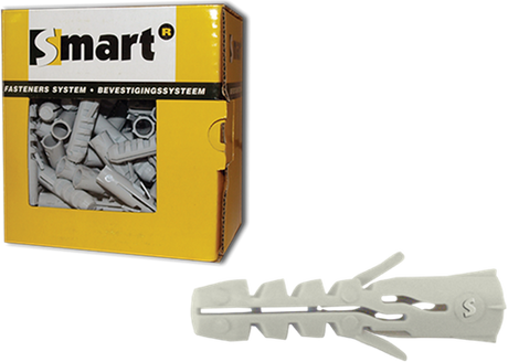 Pgb-europe intelligent | fiche d'expansion en nylon sans carte smart ø 8x40 | 100 pièces - sm000pn00080040e