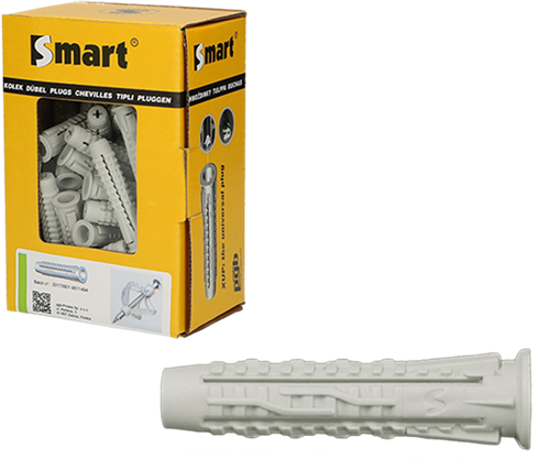 Pgb-europe intelligent | prise universelle en nylon smart xup 6x30 | 100 pièces sm0xupn00060030e