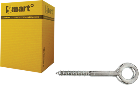 Pgb-europe intelligent | vis lourde à œil soudé ø 12x90 zn | 50 pièces - sm0scf0011200903