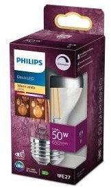 Philips led gls e27 7,2-50w 2700k filament kopspiegel dimbaar blister - 5103503