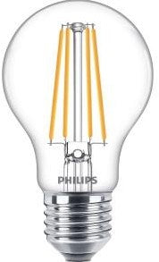 Philips led lamp transparant - 75 w - e27 - warmwit licht