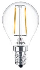 Lampe bougie classique LED Philips 25W E14 blanc chaud