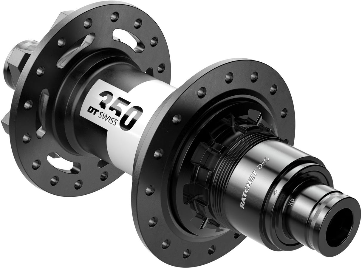 Moyeu arrière VTT DT Swiss 350 Classic DEG72 6 boulons 12x148mm