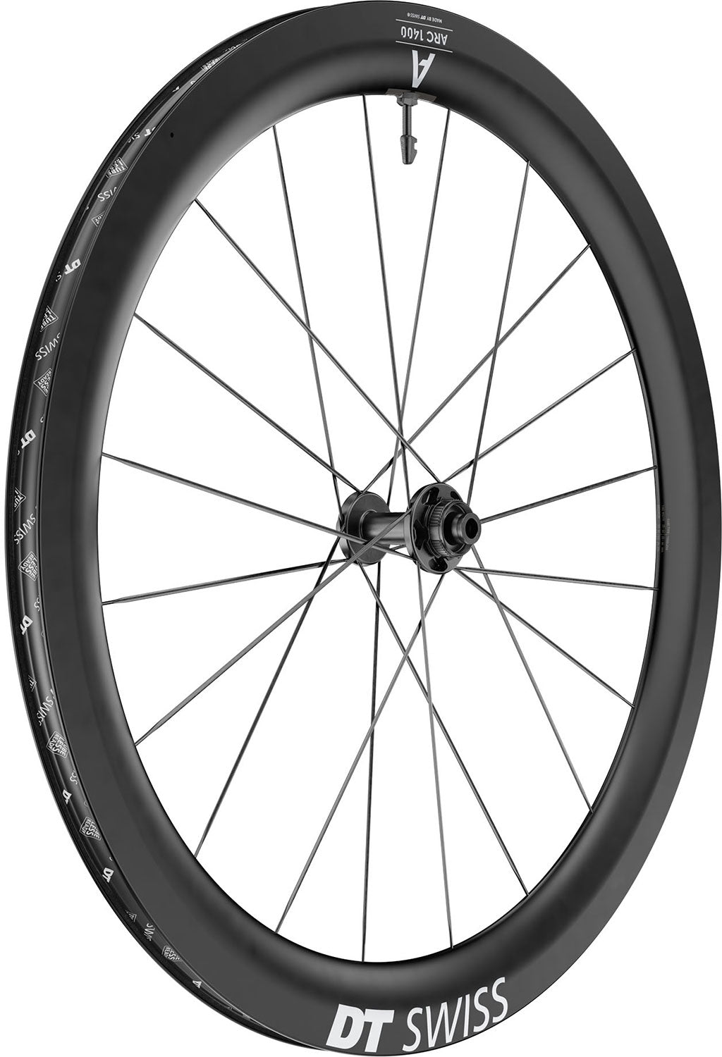 Roue Avant DT Swiss Arc 1400 Dicut® 55 28 Disc Cl Carbone