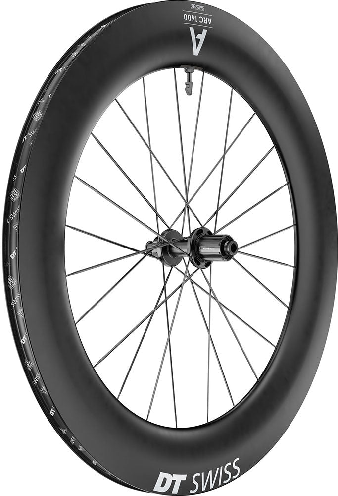 Roue Arrière DT Swiss Arc 1400 Dicut® 85 28 Disc CL Shimano HG Carbone