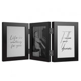 Cadre photo - portrait piano triple swing