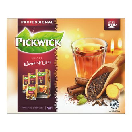 Chaï chauffant professionnel Pickwick (75x 2g)