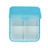 Pilulier Jvdl plus 4 compartiments bleu