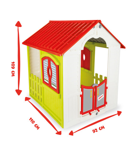 Playhouse pliable pilsan 110 x 92 x 109 cm rouge vert rouge