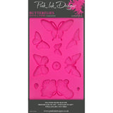 Pink ink designs • silicone mould butterflies
