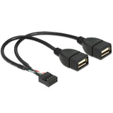 En-tête de broche vers câble USB A