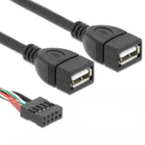 En-tête de broche vers câble USB A