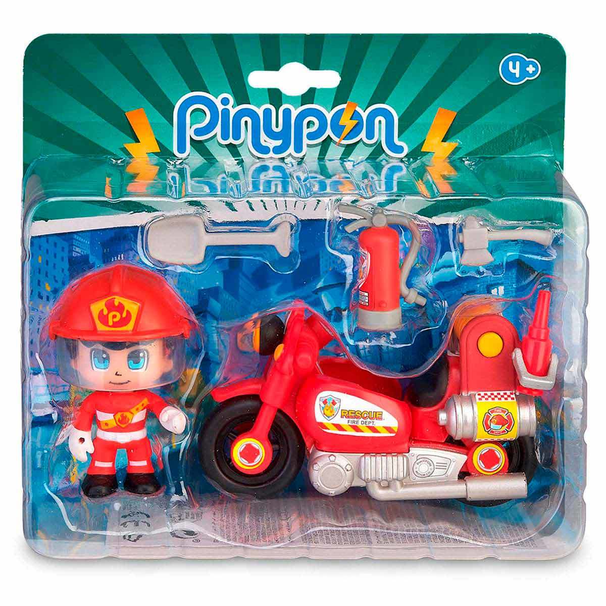 Famosa pinypon - camion de pompiers avec pompier