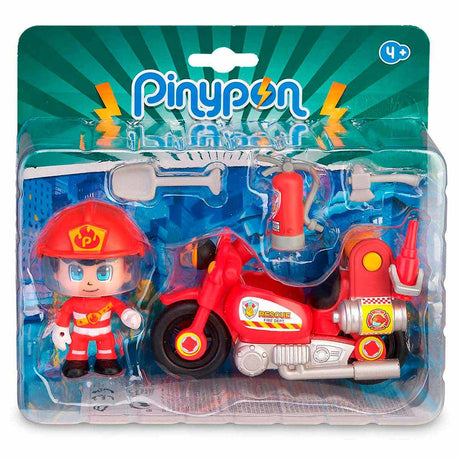 Famosa pinypon - camion de pompiers avec pompier