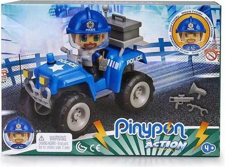 Famosa pinypon - tricycle de police avec policier