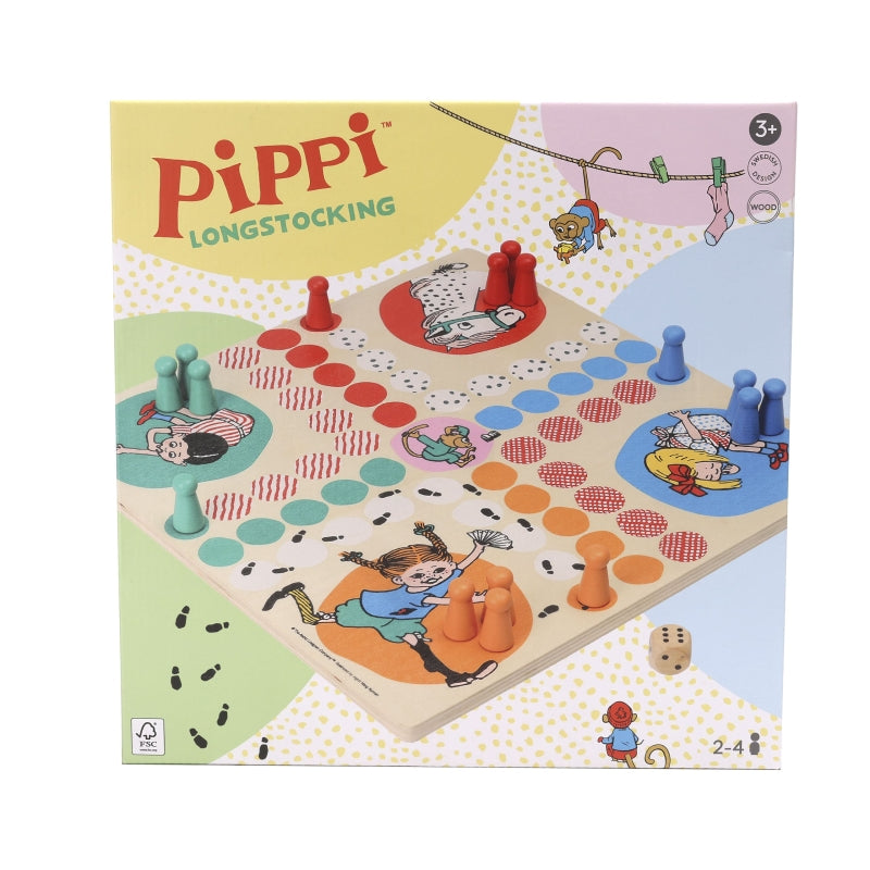 Ngk pippi laous - jeu en bois ludo