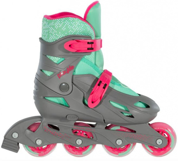 Playlife Inline Skates Riddler Hardboot 82A Gray Size 35-38