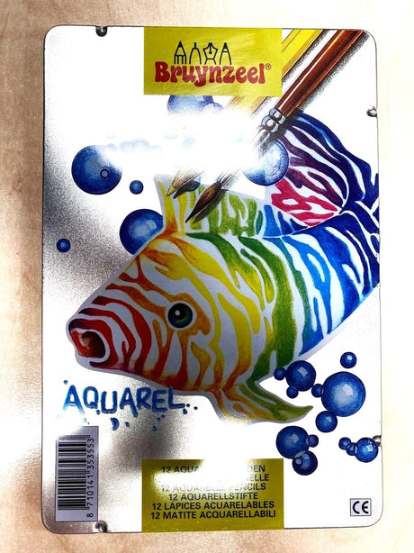 Bruynzeel - 12 crayons aquarellables en boîte