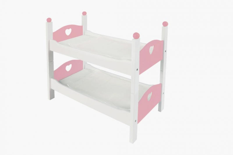 Lit superposé pour poupée Angeltoys (avec rose)