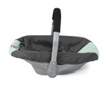 Siège auto pour poupée Bayer chic (vert menthe gris foncé)