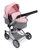 Bayer chic landau pour poupée Mika combi (gris rose clair)