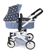 Bayer chic landau pour poupée mika combi (étoiles marine)