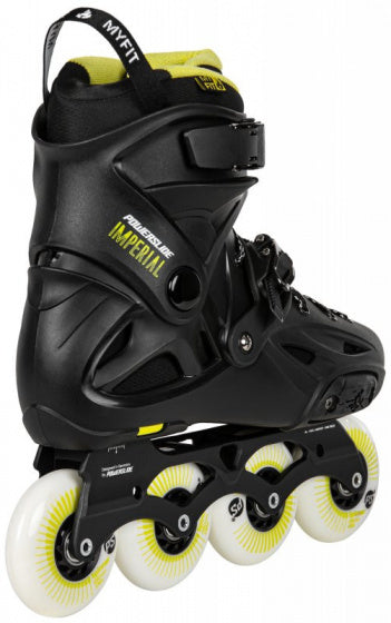 Powerslide en ligne Skates Imperial One 88a Hardboot Black Mt 45 46