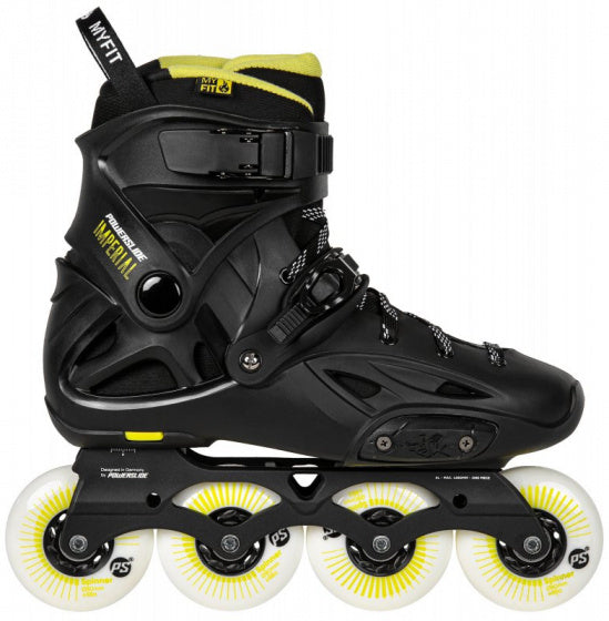 Powerslide en ligne Skates Imperial One 88a Hardboot Black Mt 45 46