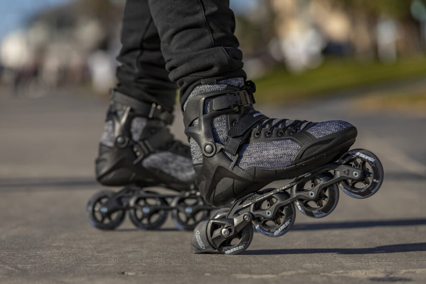 Powerslide en ligne Skates Phuzion Radon Enzo 90 83A Black Taille 40