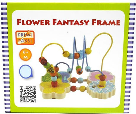 Jonotoys primi passi - cadre fantaisie en perles de bois