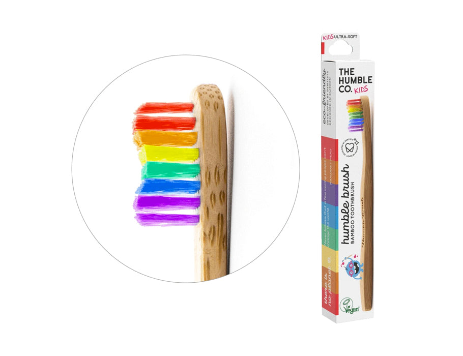 La humble co. brosse à dents bambou - enfant - ultra douce - fier