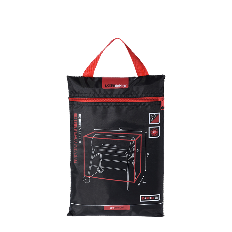 Couverture de barbecue de progarden 95x60x85 cm