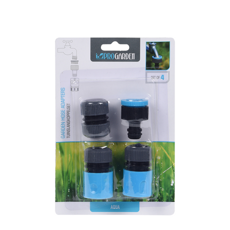 Kit de raccords pour tuyau d'arrosage Pro Garden, 4 pièces