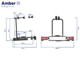 Pro-User Amber III Towbar Bicycle Carrier 7 13 broches max. 60 kg