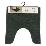 Tapis de toilette vert polyester 45 x 50 cm | 6 pièces