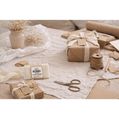Ruban Greenminds rustique naturel 2 m | 30 pièces