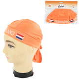 Bandana Pays-Bas orange taille unique | 24 pièces