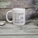 Tasse Weihnachtsmann blanc 350ml | 24 pièces
