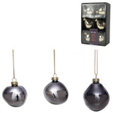 Xmas by mooss xmas by moos Boules de Noël gris 6 cm 6 pièces | 30 pièces