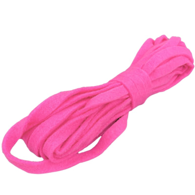 Ruban décoratif feutre rose 10 m | 24 pièces