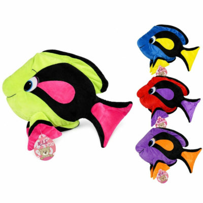 Peluche poisson 70 cm 4 assortis | 6 pièces