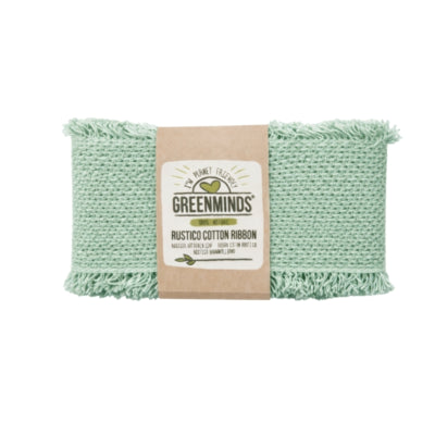 Ruban Greenminds menthe rustique 2 m | 30 pièces