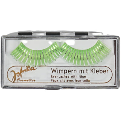 Jofrika cosmétiques cils artificiels vert argent 9,5 cm b-choice | 60 pièces